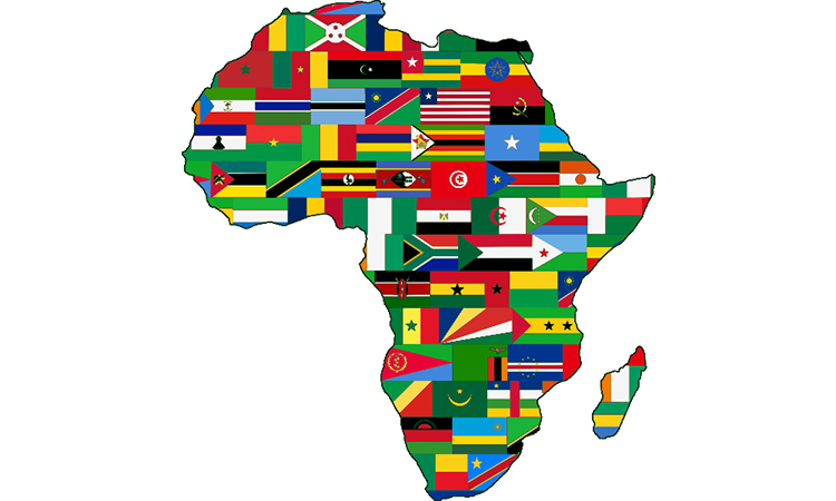 نقشه کشور آفریقا