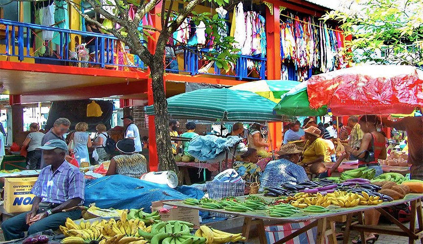 بازار های محلی در تور سیشل
