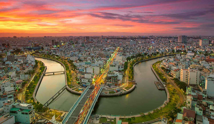 شهر هوشی مین در ویتنام